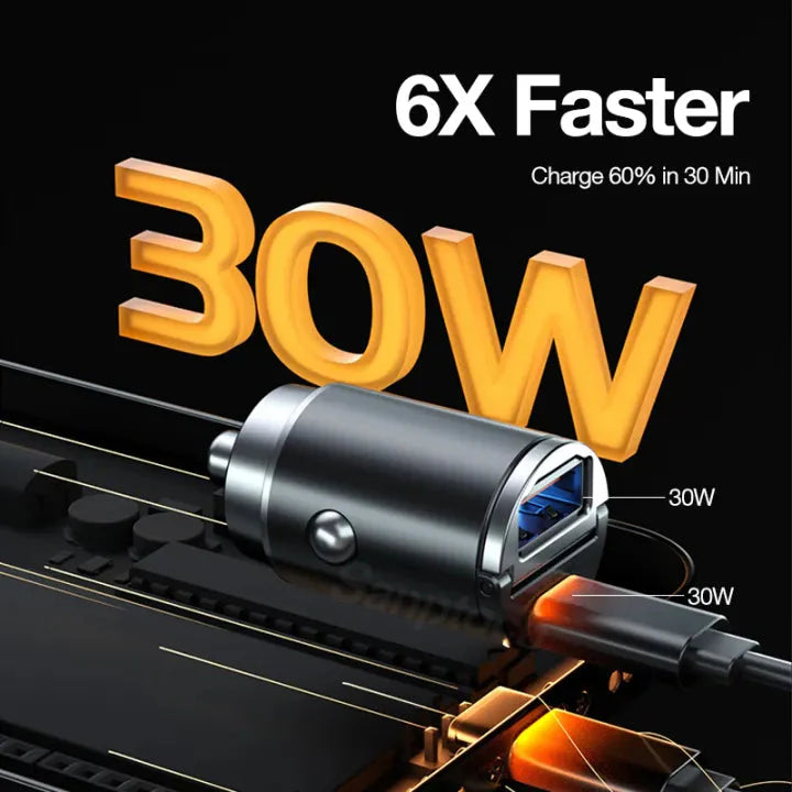 Mini Invisible Car Charger (1 Year Warranty) - Buy 1 Get 1 Free (Auto Applied) RhinoGuardAccessories