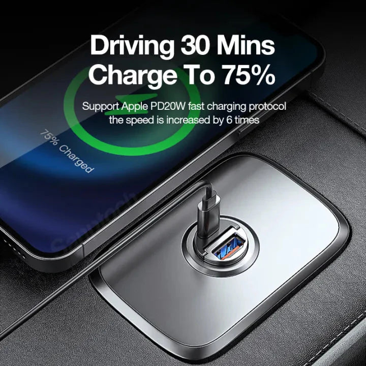 Mini Invisible Car Charger (1 Year Warranty) - Buy 1 Get 1 Free (Auto Applied) RhinoGuardAccessories