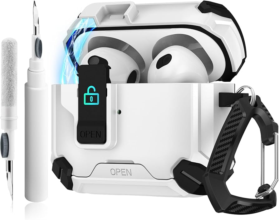 RhinoGuards ArmorPod Case With Free AirPods Cleaning Kit