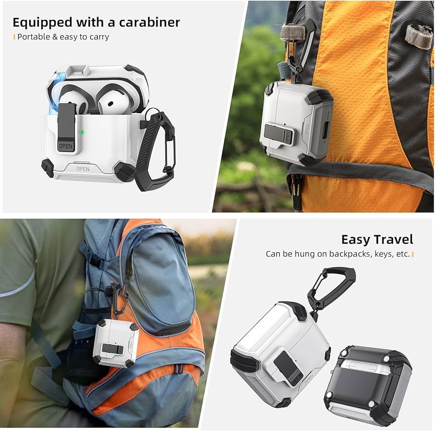 RhinoGuards ArmorPod Case With Free AirPods Cleaning Kit