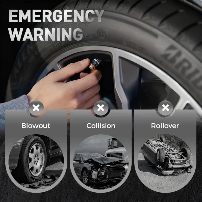 Copper core tyre pressure cap
