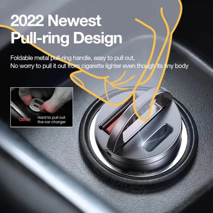 Mini Invisible Car Charger (1 Year Warranty) - Buy 1 Get 1 Free (Auto Applied) RhinoGuardAccessories