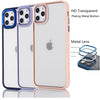 Metal Camera Ring And Metal Buttons Hybrid Case