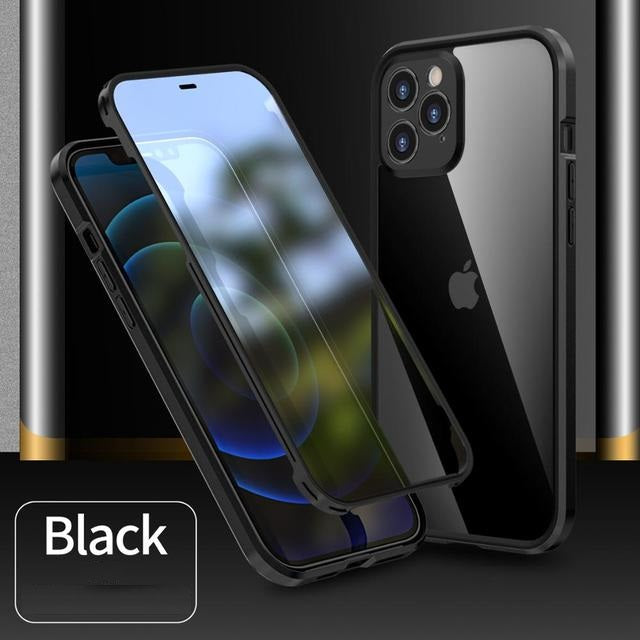 Full Protection Integrated Tempered Glass + Thin Case