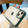 Metal Camera Ring And Metal Buttons Hybrid Case
