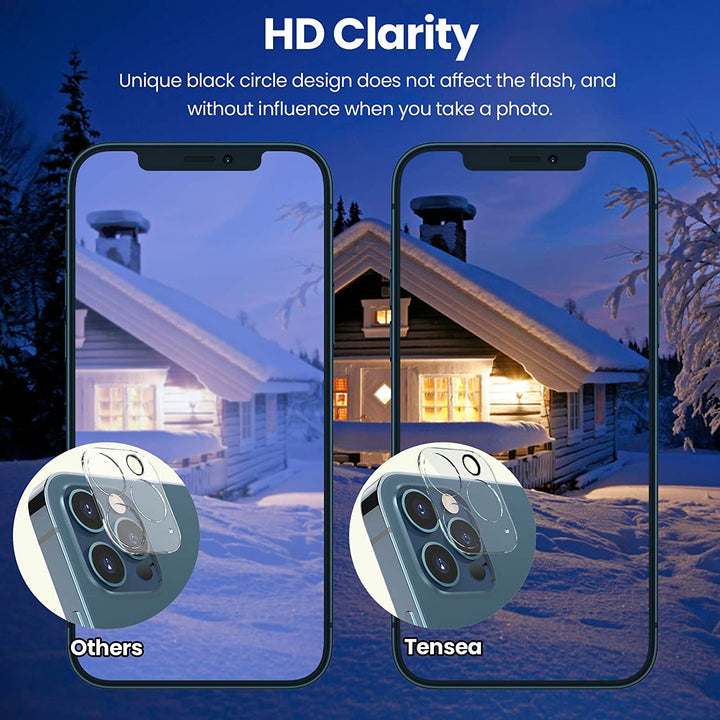 RG MobileGear Camera Lens Protector Easy Installation (9H Glass Protection)