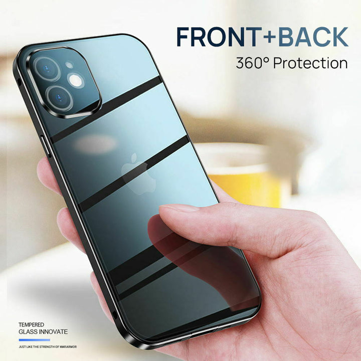 Full Protection Integrated Tempered Glass + Thin Case